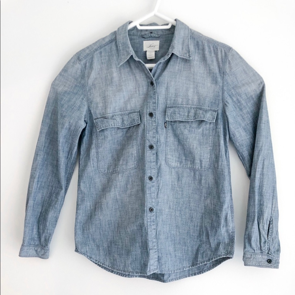 Levi’s denim shirt button down long sleeve